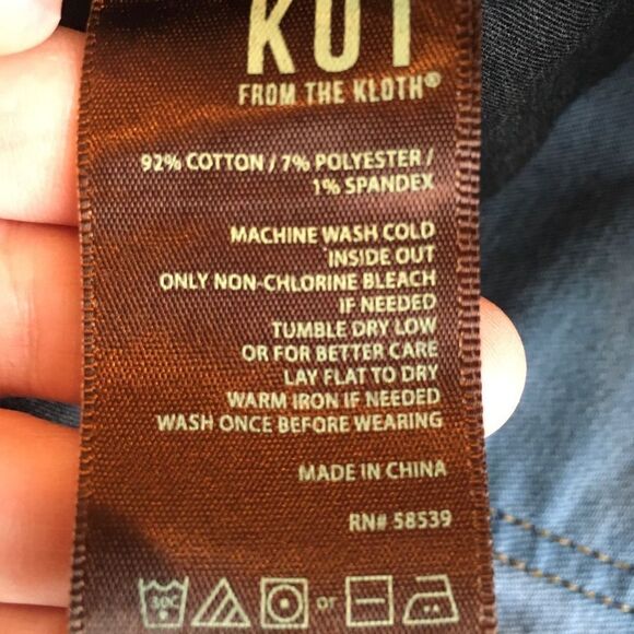 KUT toothpick skinny jeans LIKE NEW!  Sz. 6S - Picture 10 of 10